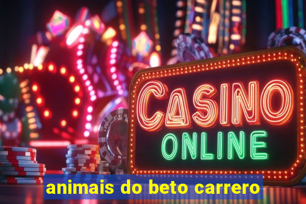 animais do beto carrero